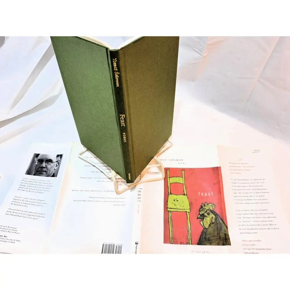 Feast: Poems of Tomaž Šalamun (2000 1st English Ed. HC in DJ)